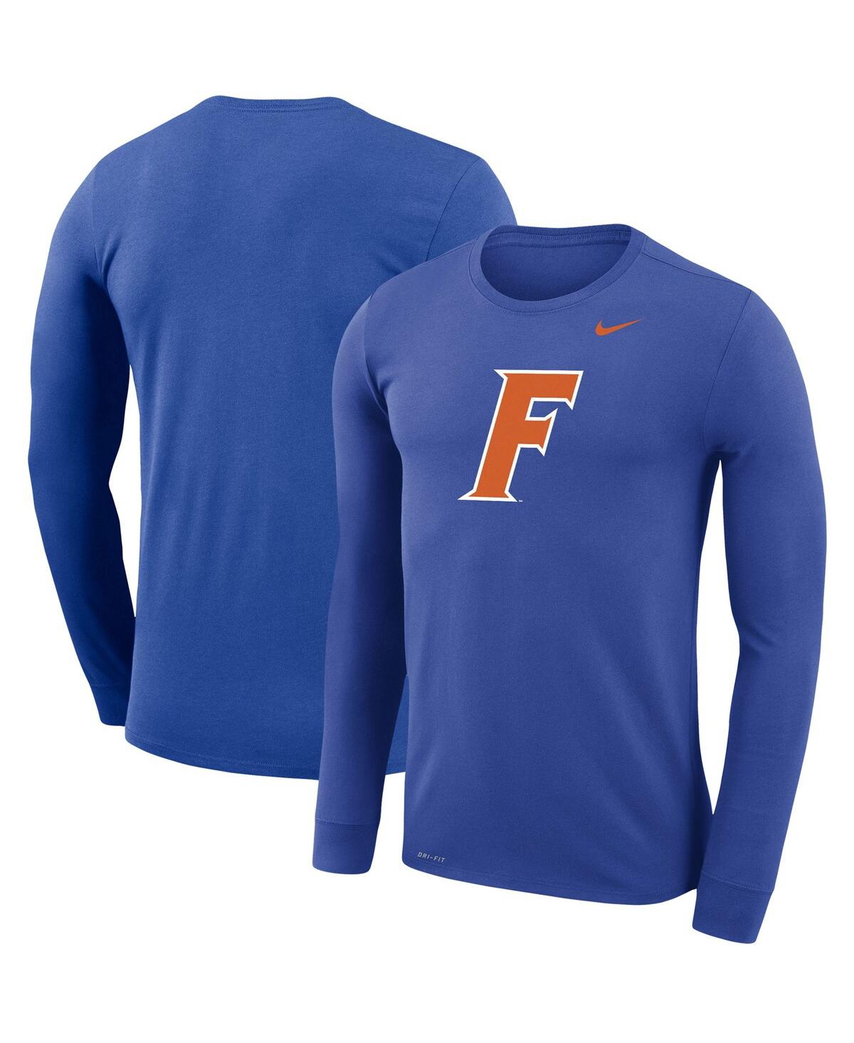 Men's Royal Florida Gators Baseball Logo Legend Performance Long Sleeve T-shirt