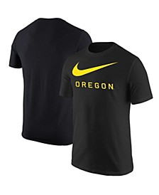 Men's Black Oregon Ducks Big Swoosh T-shirt