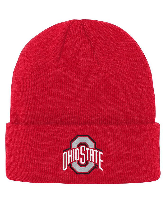 Outerstuff Big Boys Scarlet Ohio State Buckeyes Team Cuffed Knit