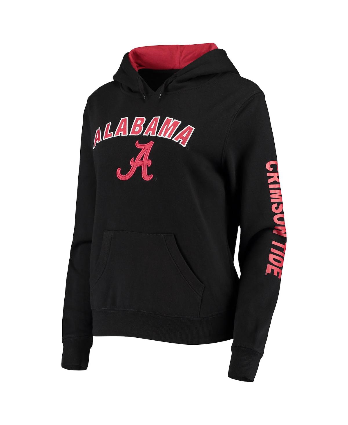 Women'sAlabama Crimson Tide Loud and Proud Pullover Hoodie - Black