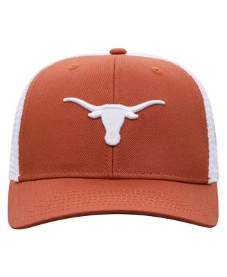 Men's Texas Orange and White Texas Longhorns Trucker Snapback Hat
