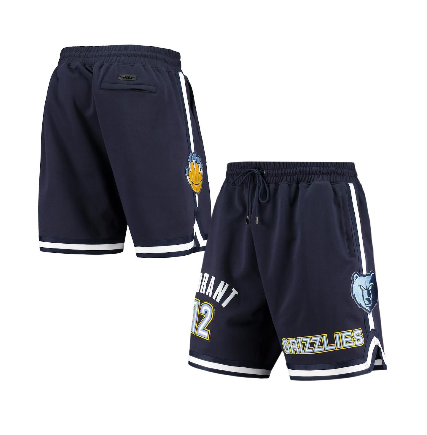 Мужские шорты Pro Standard Ja Morant Navy Memphis Grizzlies Team Player — фото 5