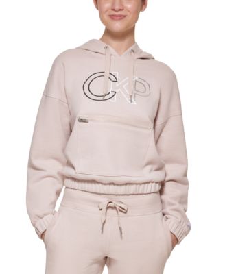 beige calvin klein hoodie