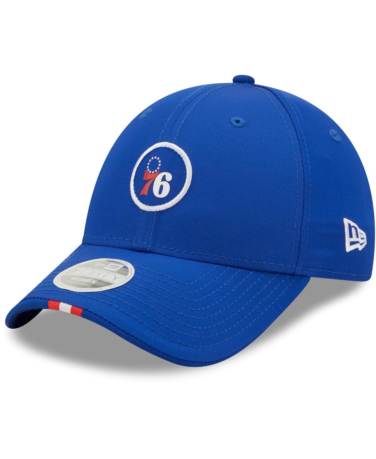 Women'sPhiladelphia 76ers Sleek 9FORTY Adjustable Hat - Royal
