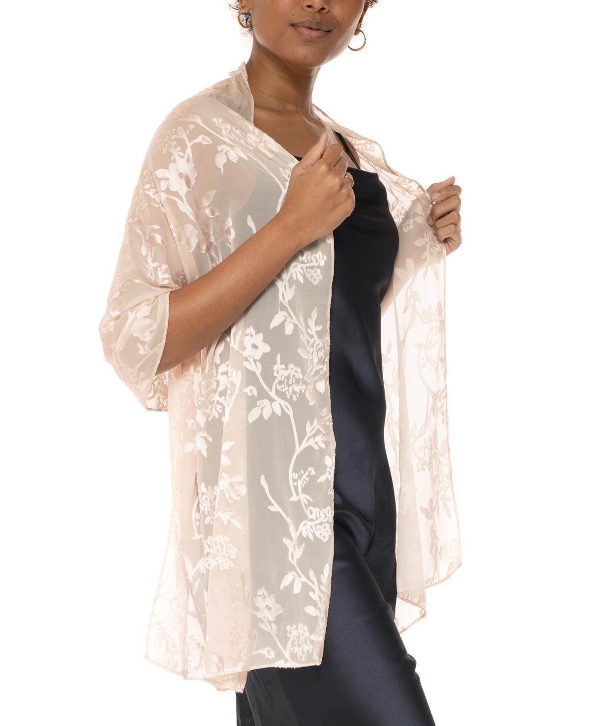 I.n.c. International Concepts Floral Evening Wrap, Created for Macy's