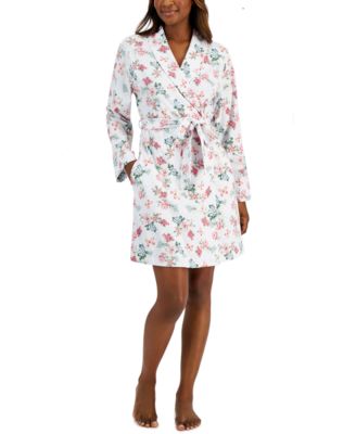 Charter Club - Printed Shawl-Collar Robe