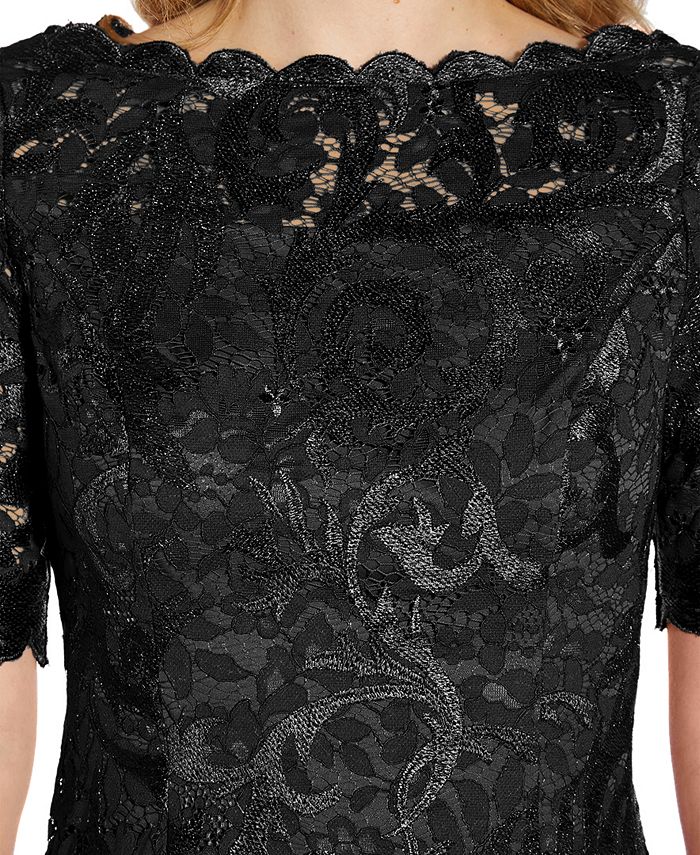 Adrianna Papell Lace Fit & Flare Dress & Reviews - Dresses - Women - Macy's