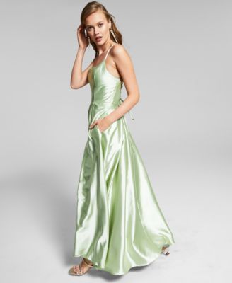 macys green gown