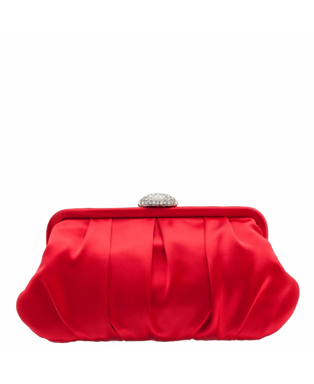 Women's Classic Satin Clutch - Ultra Pink