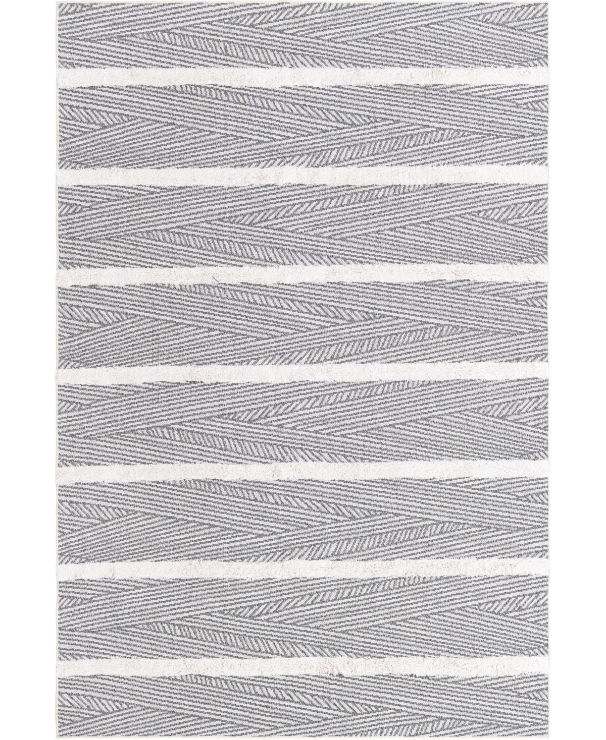 Sabrina Soto Casa Madrid 5'3in x 8' Area Rug - Gray