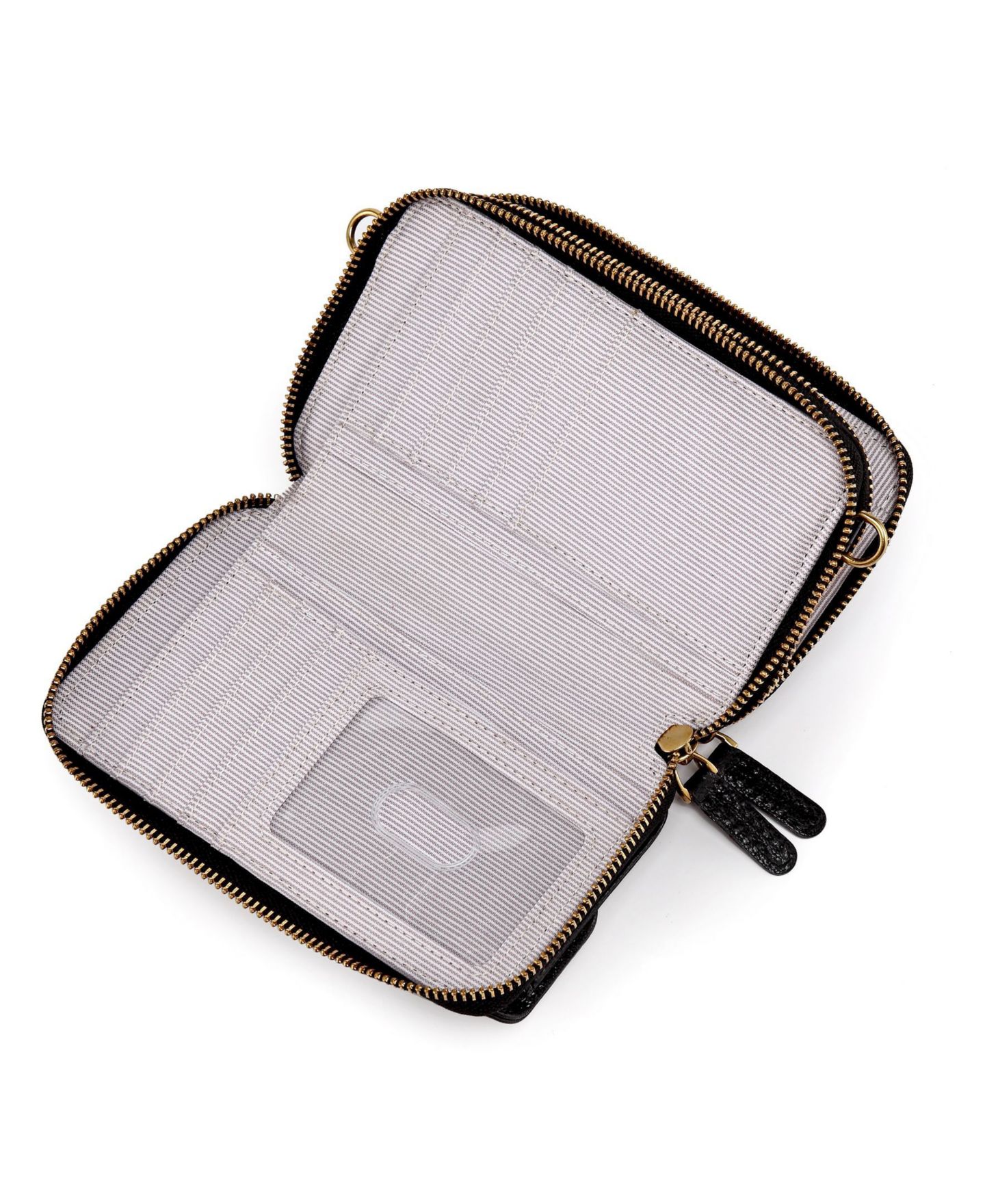 Женский кошелёк OLD TREND Northwood Mini Leather Crossbody Wallet, цвет: Чёрный — фото 4