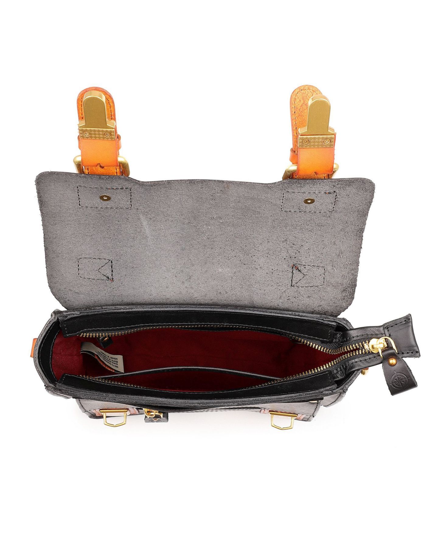 Женская сумка OLD TREND Genuine Leather Aster Mini Satchel, цвет: Чёрный — фото 3