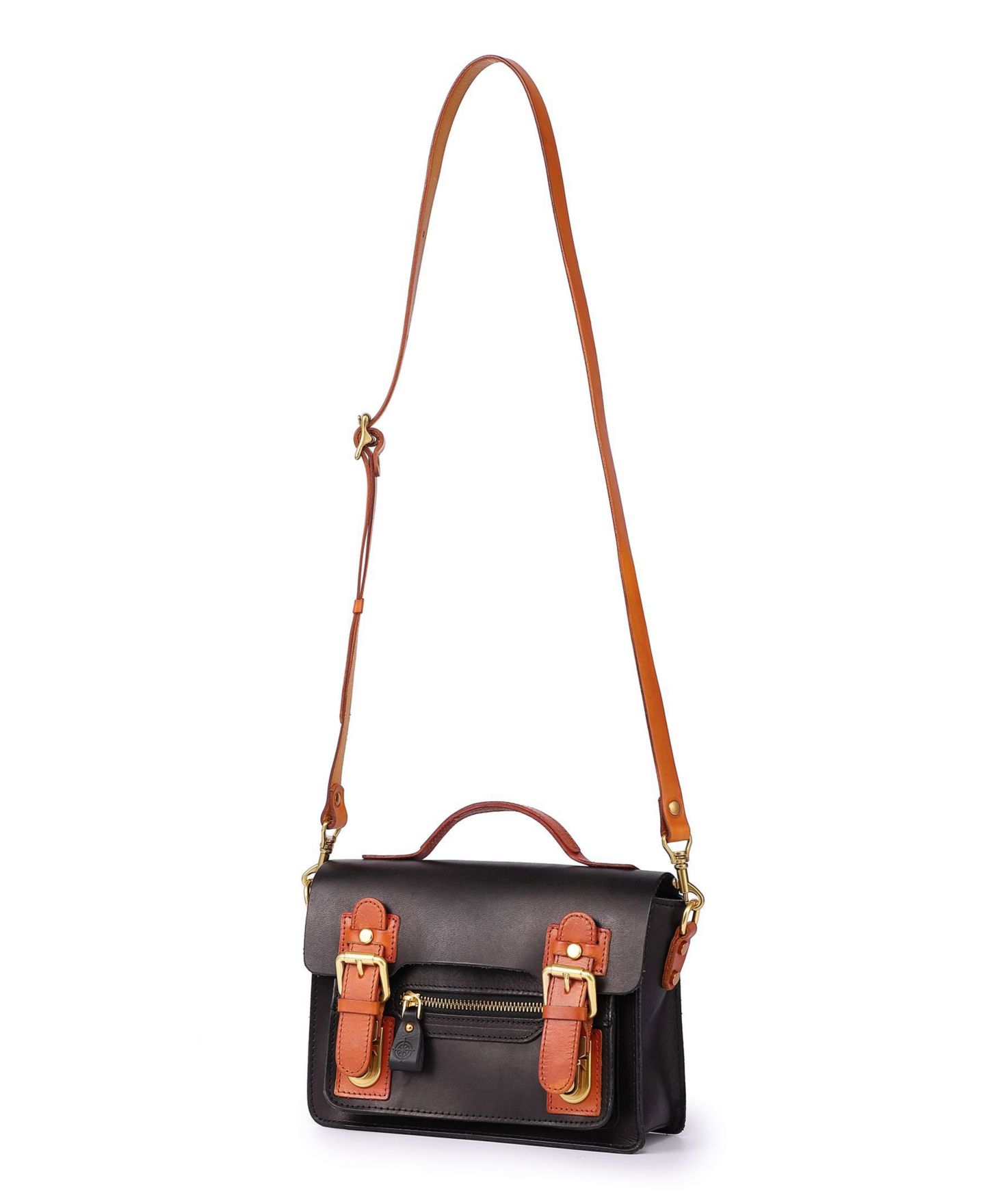 Женская сумка OLD TREND Genuine Leather Aster Mini Satchel, цвет: Чёрный — фото 4