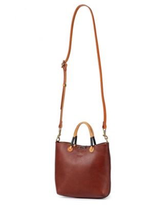 Women's Genuine Leather Outwest Mini Tote Bag