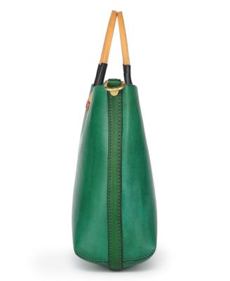 Women's Genuine Leather Outwest Mini Tote Bag