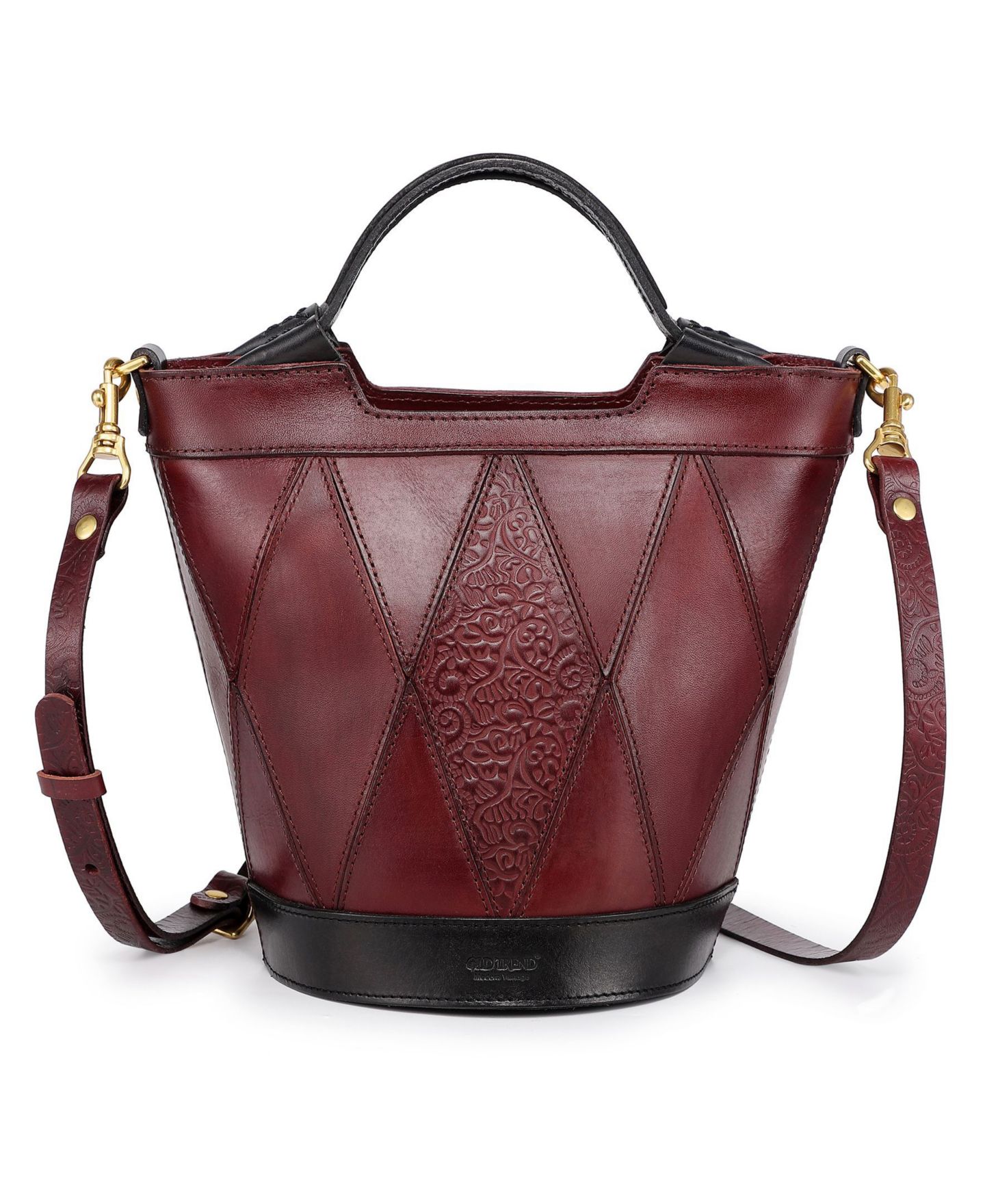 Женская сумка OLD TREND Primrose Mini Leather Crossbody, цвет: Коричневый — фото 1