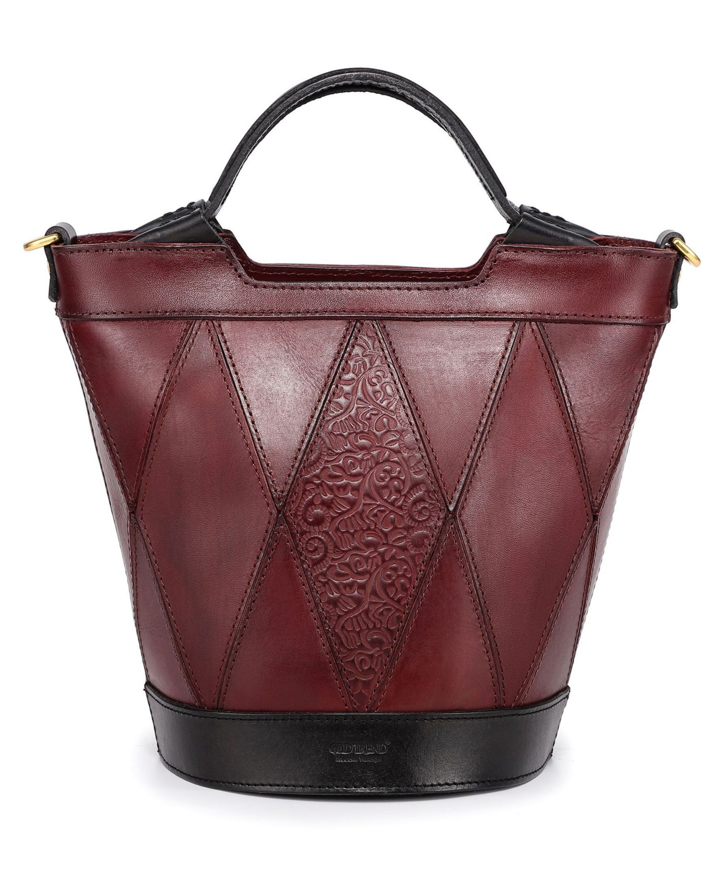 Женская сумка OLD TREND Primrose Mini Leather Crossbody, цвет: Коричневый — фото 9