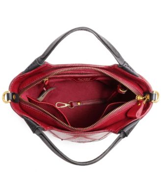 Primrose Mini Leather Crossbody Tote Bag