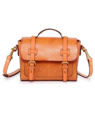 Ficus Mini Leather Satchel Bag