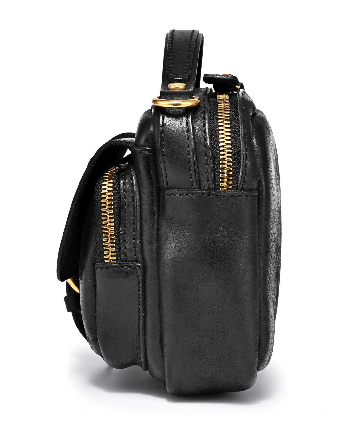 Женская сумка OLD TREND Genuine Leather Focus Crossbody, цвет: Чёрный — фото 7