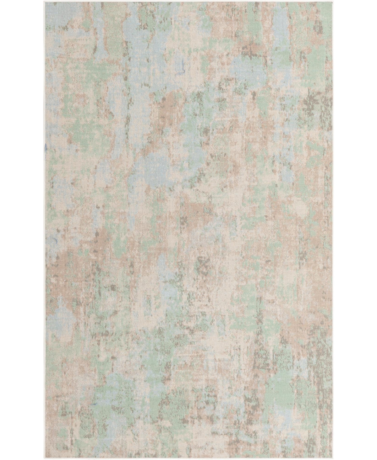 Bayshore Home Chapman Royal 5' X 8' Area Rug In Teal