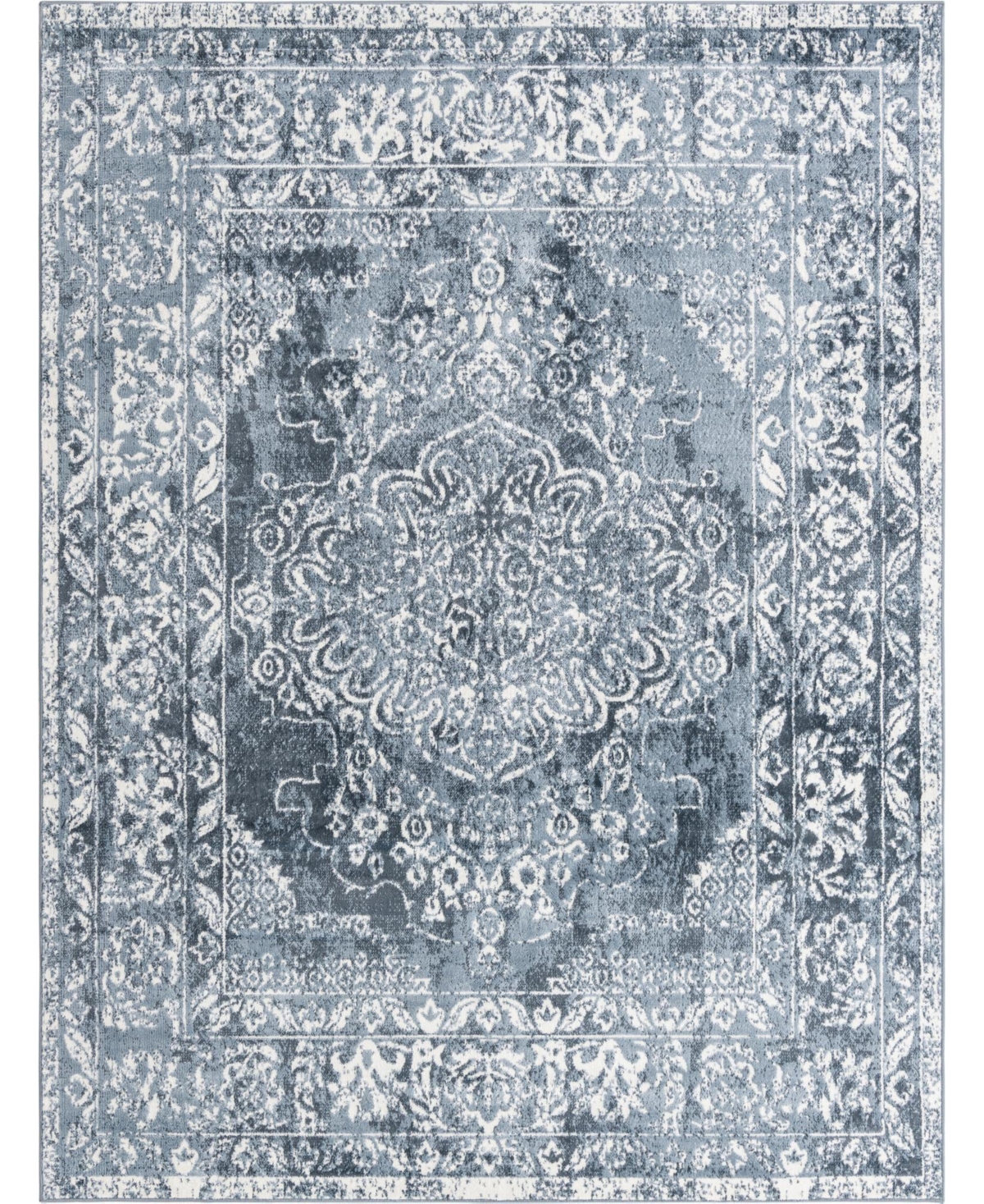 Bayshore Home Shire Bodleian 8' X 10' Area Rug In Blue