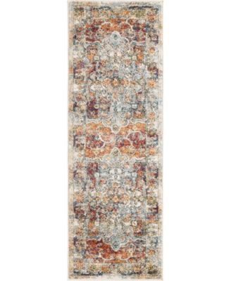 Bayshore Home Castille Adjani 2' x 6' Runner Area Rug - Macy's
