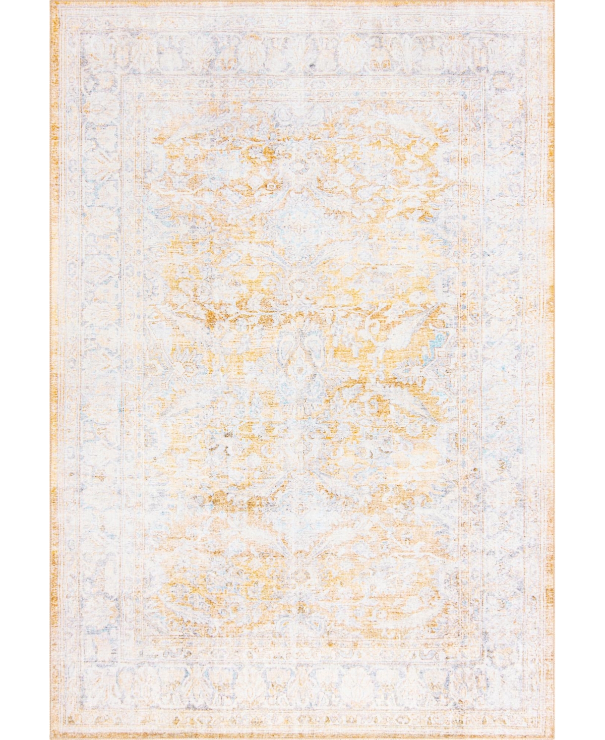 Bayshore Home Lift Spes 8'4in x 12' Area Rug - Yellow