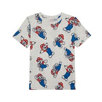 Super Mario Toddler Boys Mario Poses Short Sleeve Graphic T-shirt