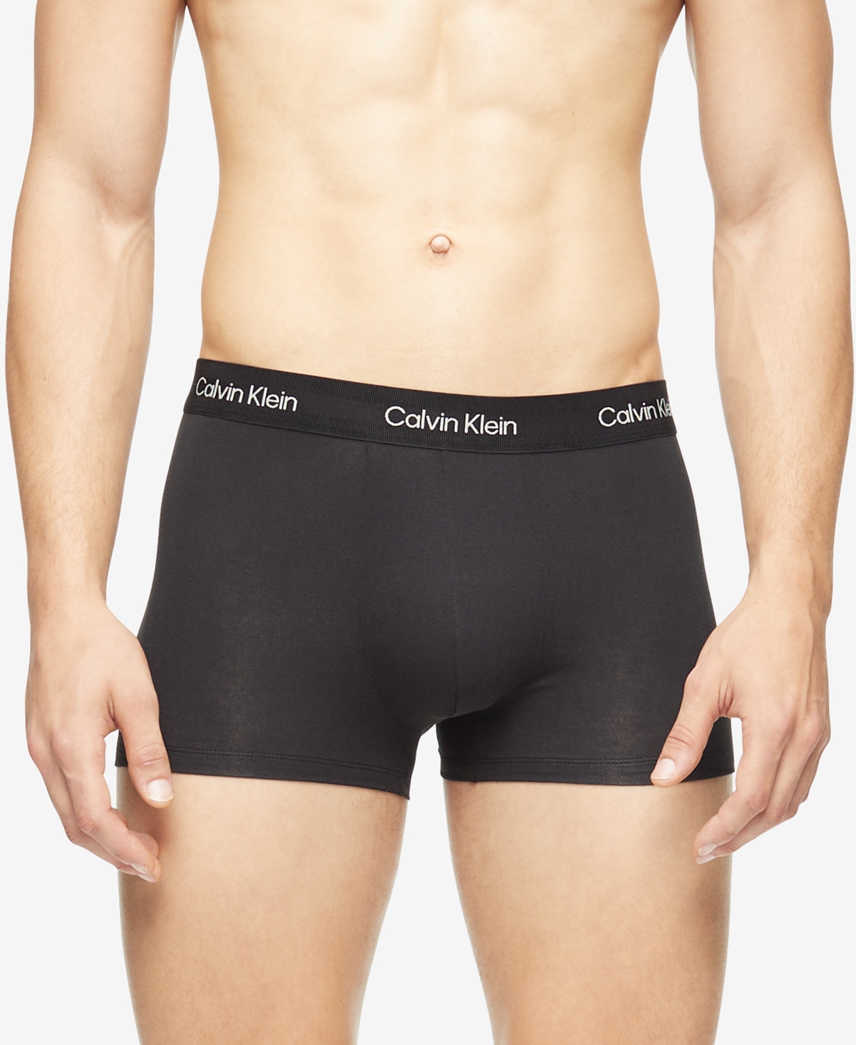 Men's Ultra Soft Modern Modal Trunk Underwear - Black