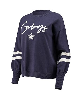 Dallas Cowboys Crew Neck Sweatshirt - White – Lauren James