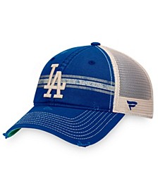 Men's Branded Royal and Natural Los Angeles Dodgers True Classics Trucker Snapback Hat