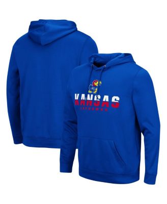 Men's Royal Kansas Jayhawks Lantern Pullover Hoodie