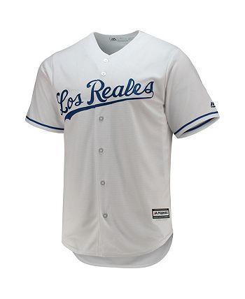 Majestic Men's White Kansas City Royals Team Official Jersey - Macy's