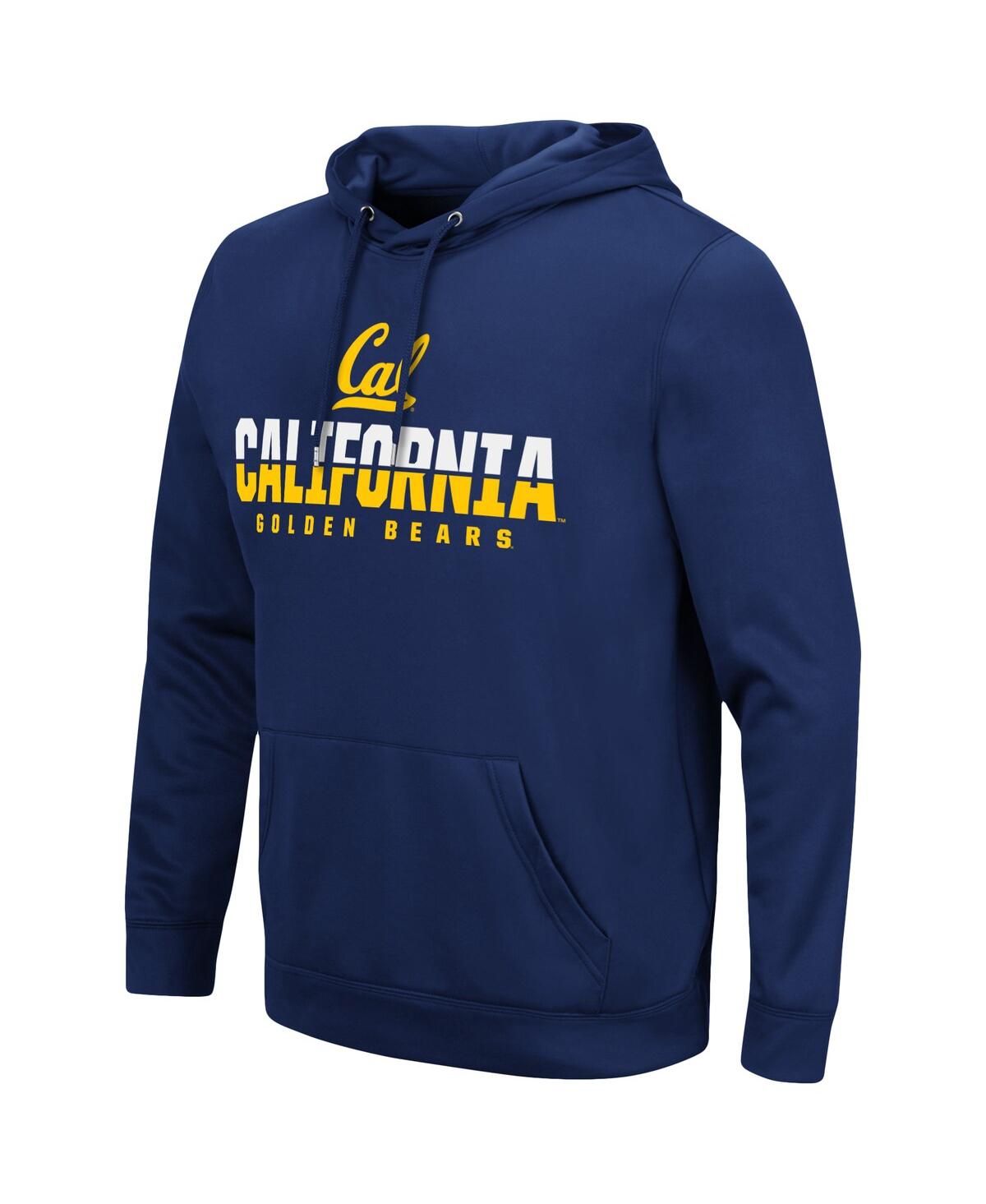 Colosseum Men's Navy Cal Bears Lantern Pullover Hoodie In Navy