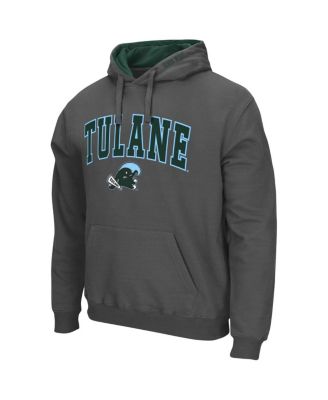 Men's Tulane Wave Arch and Logo Pullover Hoodie