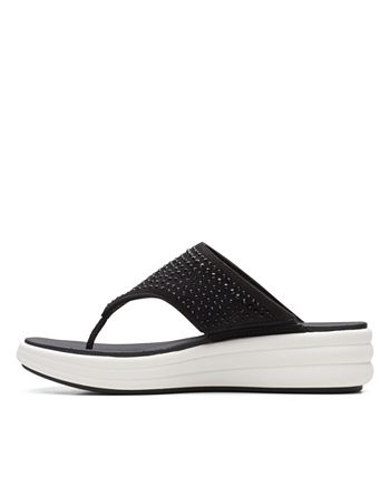 Clarks Women s Cloudstepper Drift Jaunt Wedge Sandals Macy s