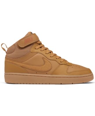Nike Court Borough Mid 2 Wheat Brown Mens Size 8 Boots DR7882-700 Nike Court Borough Winter Mid Brown for Sale | Authenticity  main image 4
