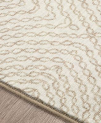 Brisbane Washable BR3 8' x 8' Round Area Rug