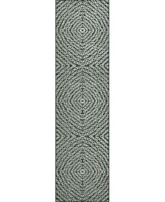 Brisbane Washable BR3 2'3" x 7'6" Runner Area Rug