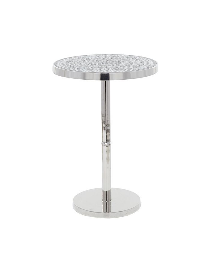Rosemary Lane Aluminum Contemporary Accent Table Macy's