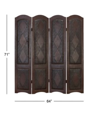 Wood Traditional Room Divider Screen