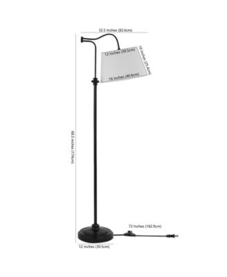 Jason Traditional Swing Arm LED Floor Lamp