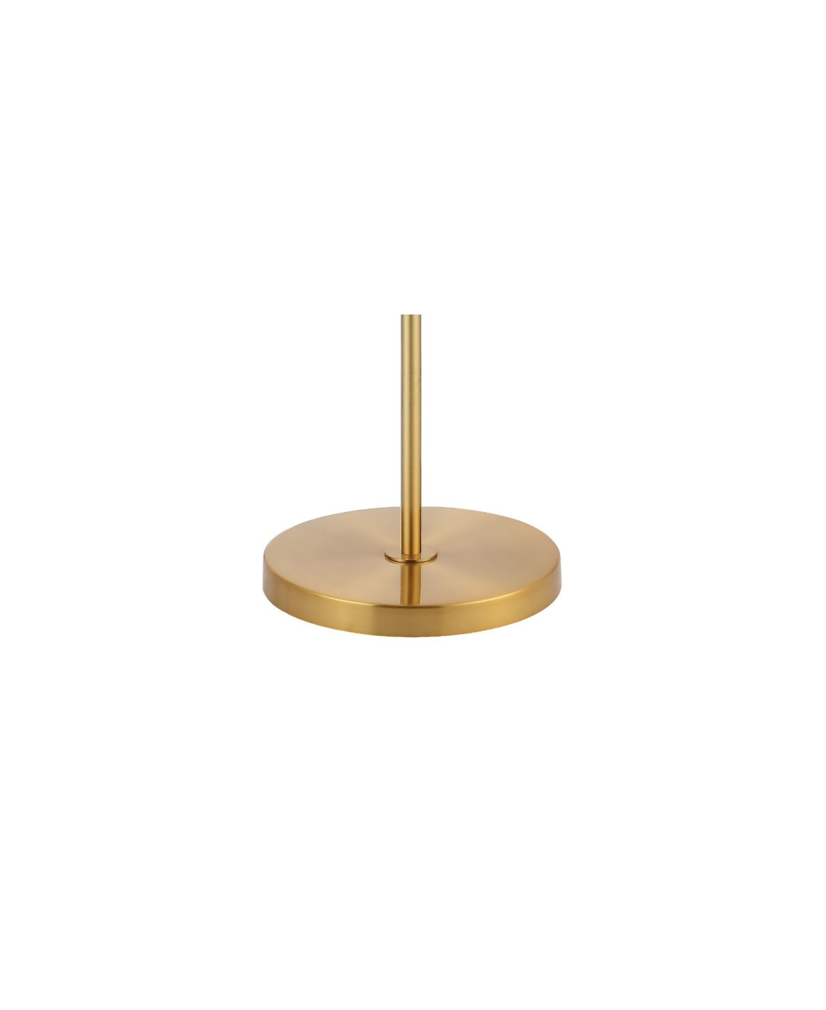 Kathryn Classic Glass Adjustable Head Modern Led Floor Lamp - Gold-tone