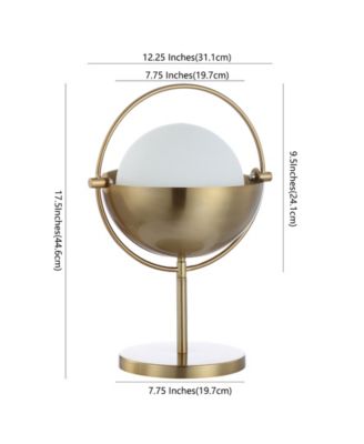 Casi Art Deco Mid-Century Globe LED Table Lamp