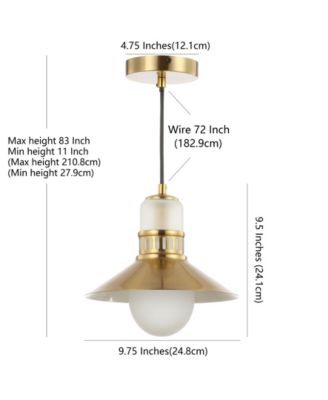 Colin Adjustable Retro Hurricane LED Pendant