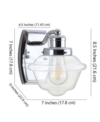 Orleans 1-Light Schoolhouse LED Vanity Light