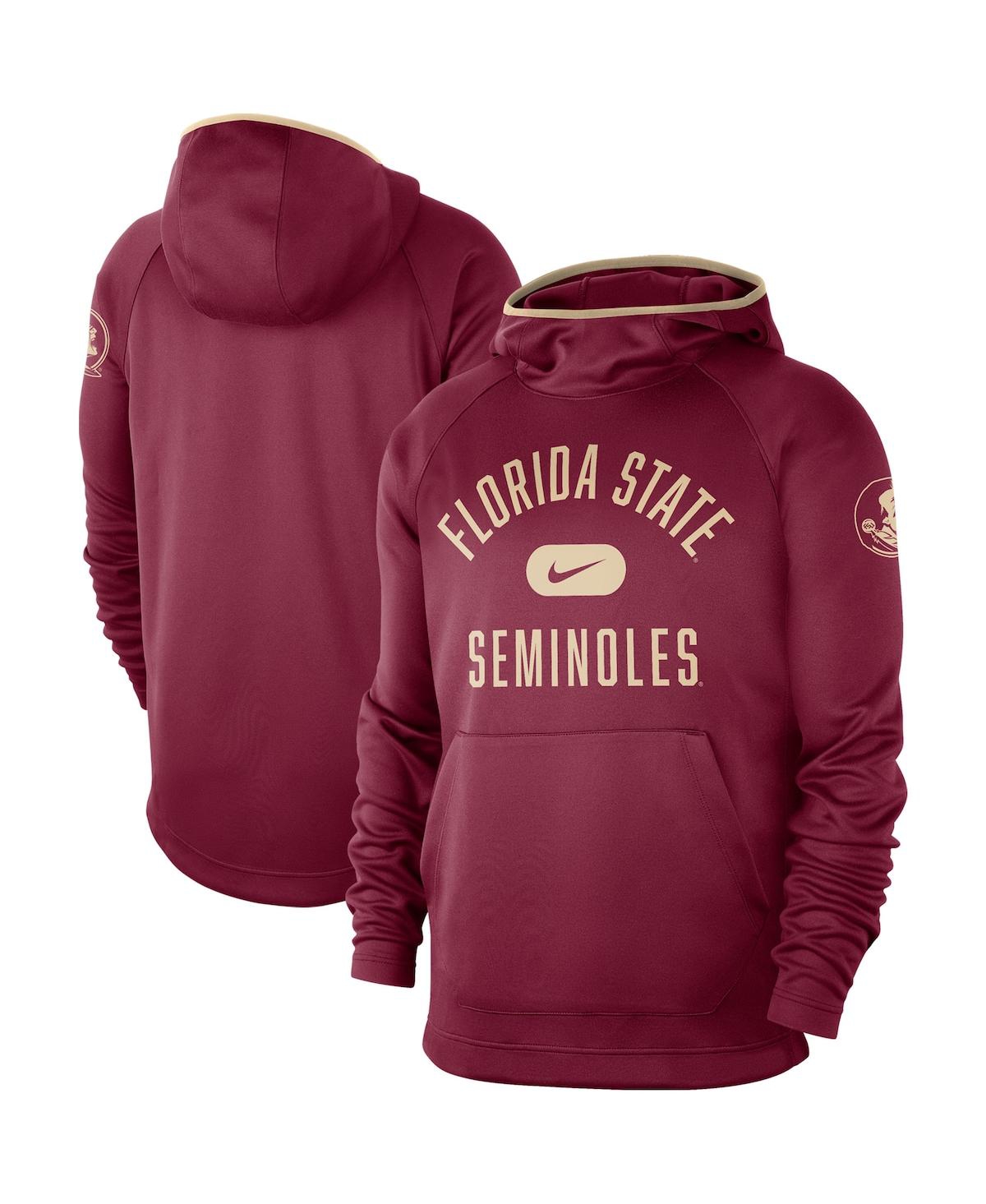 Men's Garnet Florida State Seminoles Basketball Spotlight Performance Raglan Pullover Hoodie