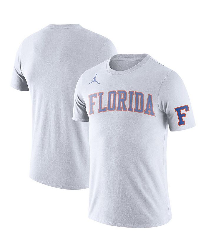 Jordan Men's White Florida Gators Basketball Retro 2-Hit T-shirt - Macy's