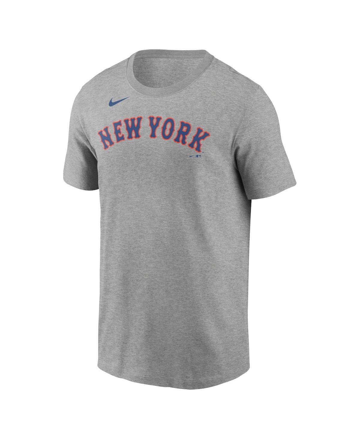Men's Javier BaiezNew York Mets Name Number T-shirt - Heathered Gray